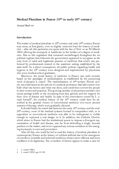 Medical pluralism essay picture