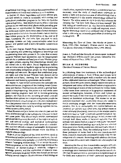 Measuring the Flow of Time: The Works of James A. Ford, 1935-1941