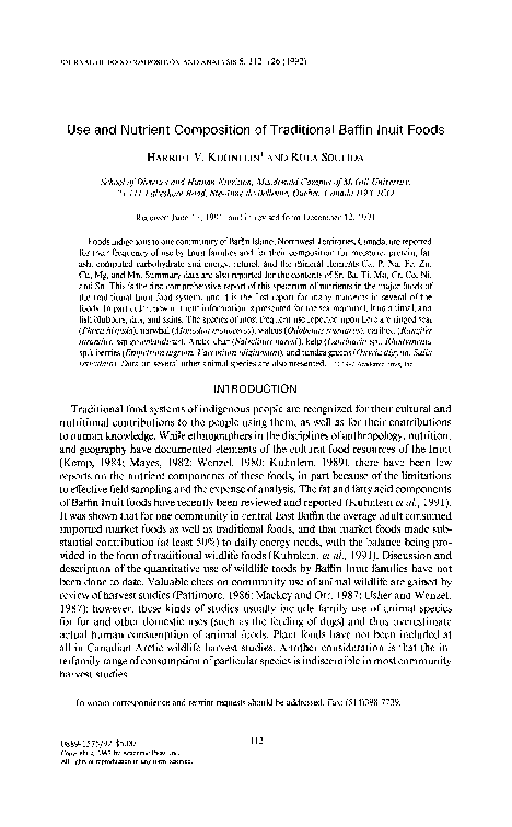 Inuit food essay image