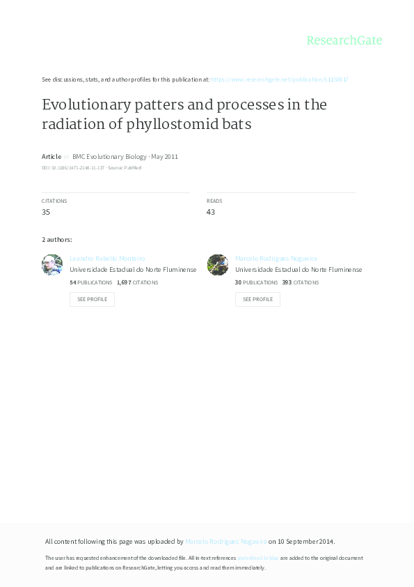  pdf evolutionary patterns and processes in the radiation of