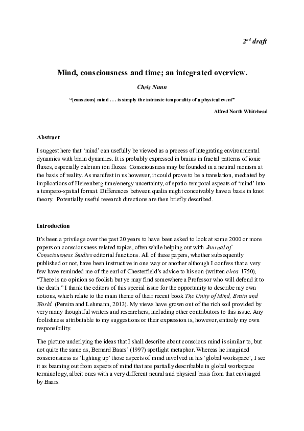 Consciousness philosophy essay picture