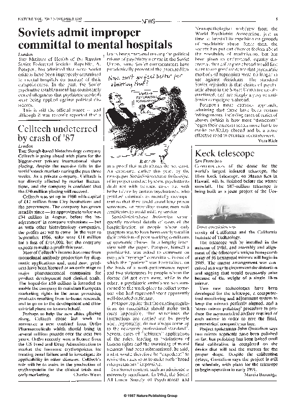 (PDF) Celltech undeterred by crash of '87