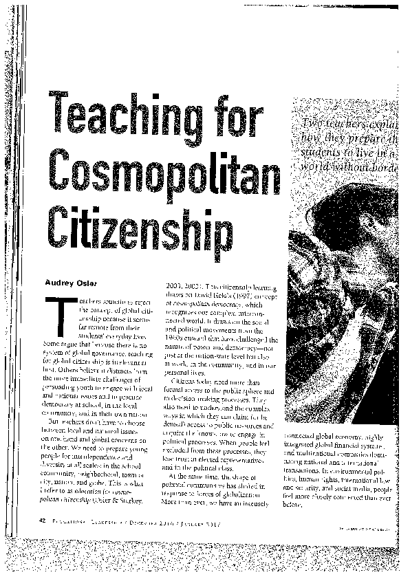 Cosmopolitan citizenship pdf picture