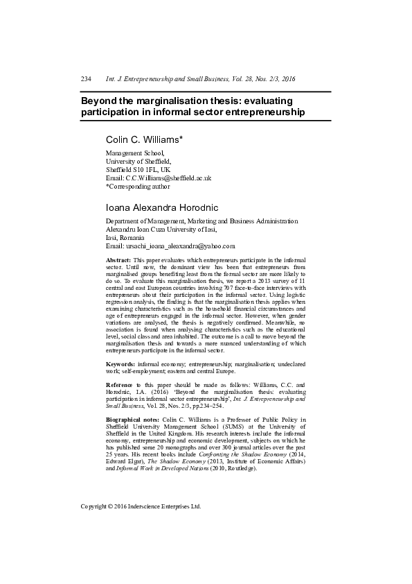 Marginalized meaning picture