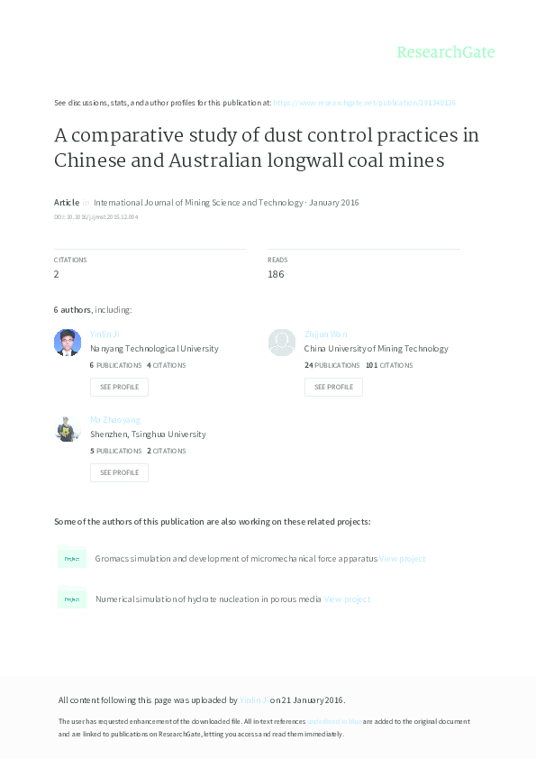 (PDF) A comparative study of dust control practices in Chinese and ...