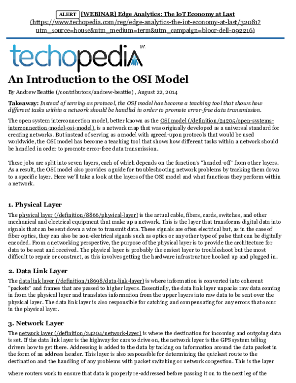 Osi model essay 08 picture