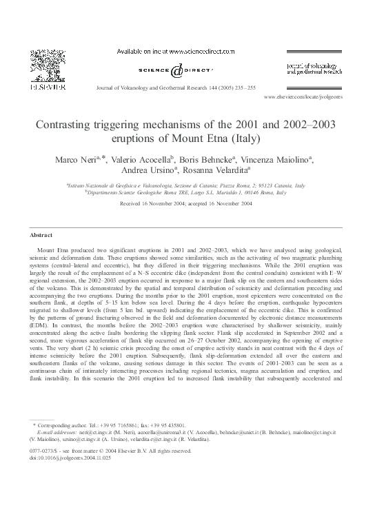 What was damaged when mount etna erupted image