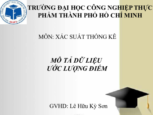 First page of “Mô tả dữ liệu”