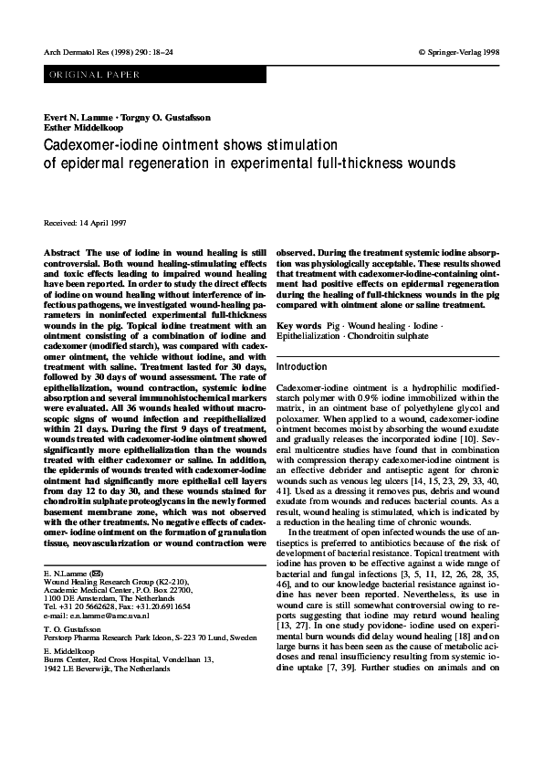 Ointment thesis image