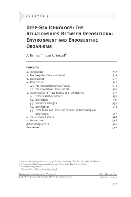 (PDF) Deep-Sea Ichnology: The Relationships Between Depositional ...
