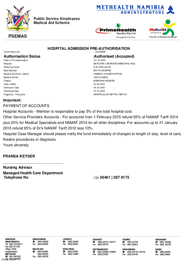 (PDF) PSEMAS Public Service Employees Medical Aid Scheme HOSPITAL