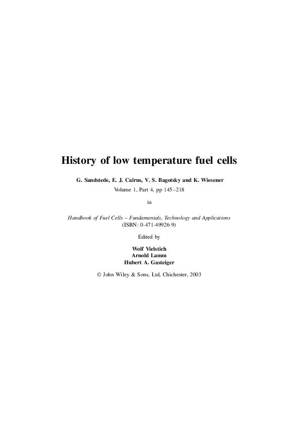 (PDF) Fuel Cell Handbook Elton J Cairns Academia.edu