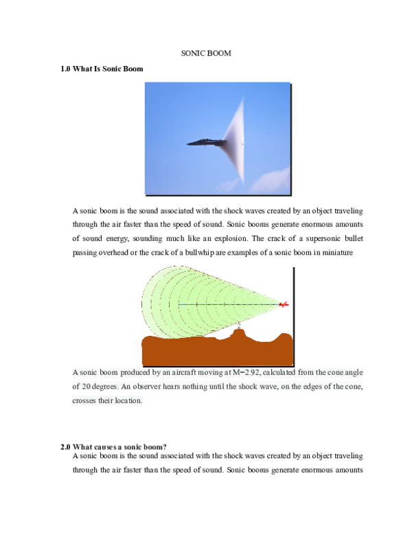 (DOC) SONIC BOOM 1. What Is Sonic Boom Saif Adamzs Academia.edu