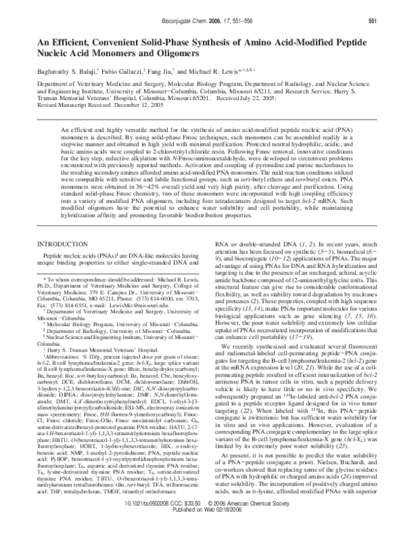 (PDF) An efficient, convenient solid-phase synthesis of amino acid ...