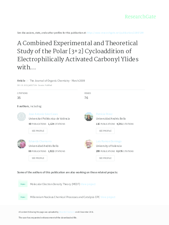 (PDF) A combined experimental and theoretical study of ion solvation in ...