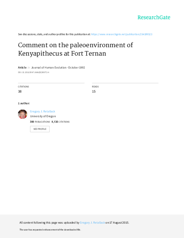 Kenyapithecus essay image