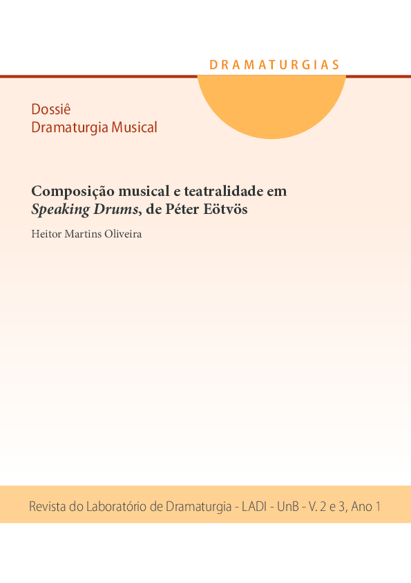 (PDF) Composição musical e teatralidade em Speaking Drums, de Péter