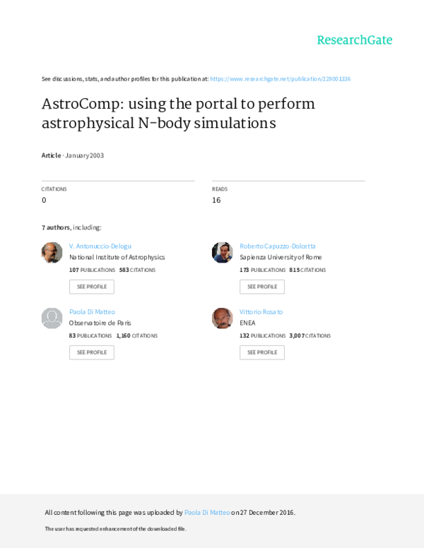 (PDF) AstroComp: using the portal to perform astrophysical N-body ...