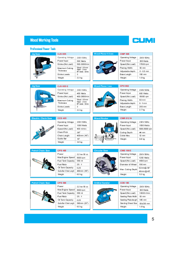 (PDF) CUMI Wood Working Power Tools CUMI Direct Academia.edu