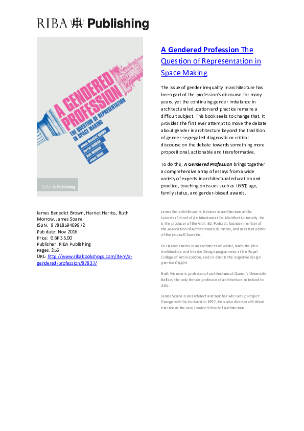 Benedict brown thesis picture