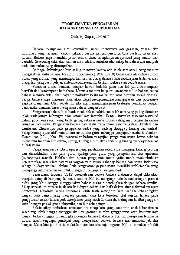 Contoh esai bahasa indonesia picture