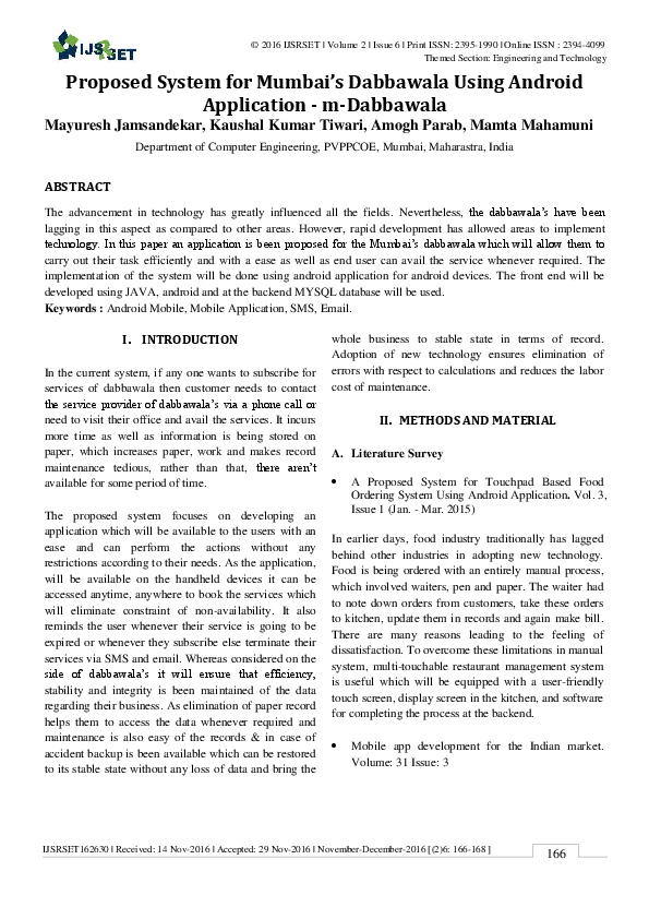 Dabbawala research paper picture