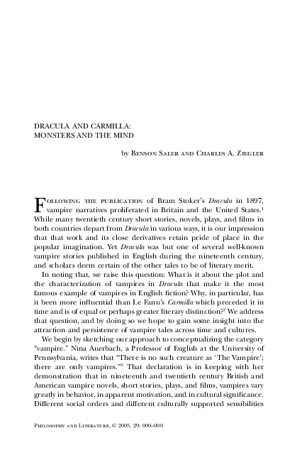 Carmilla vampire story picture