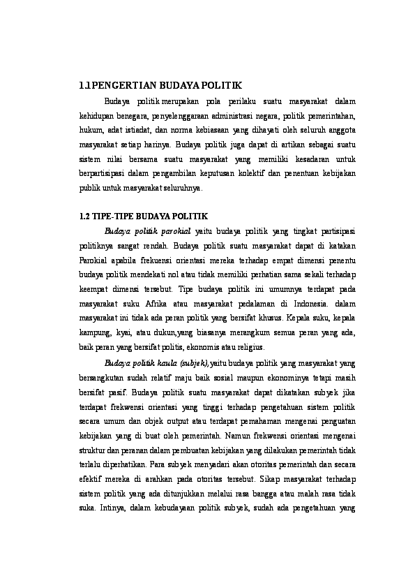Essay budaya politik 08 image