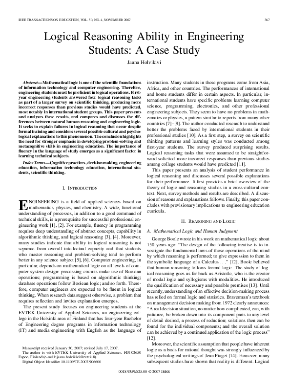 Benefits of logical thinking image