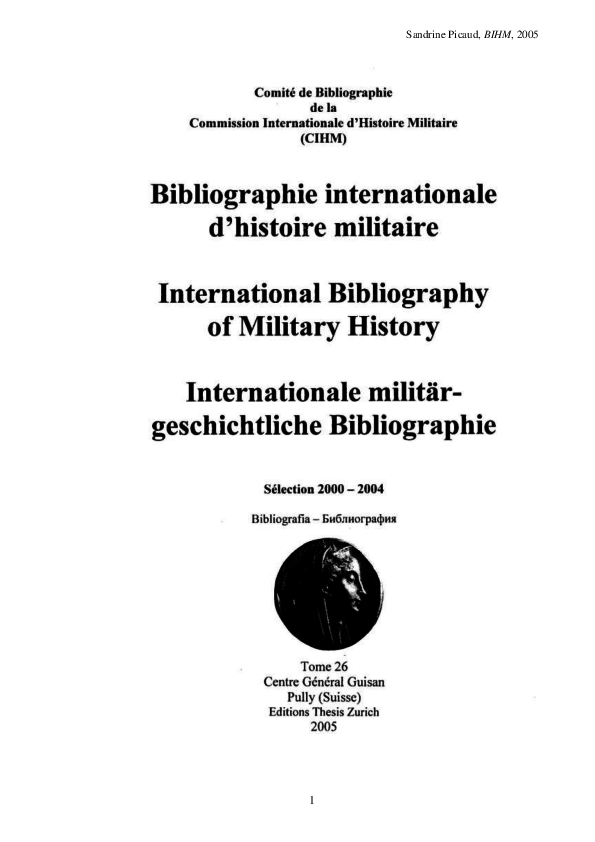 "La petite guerre au XVIIIe siècle en Europe : une mise au point bibliographique" [introduction détaillée, en français, sur 9 pages + bibliographie commentée - Texte intégral téléchargeable]