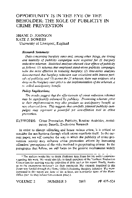 (PDF) Opportunity is in the eye of the beholder: The role of publicity ...