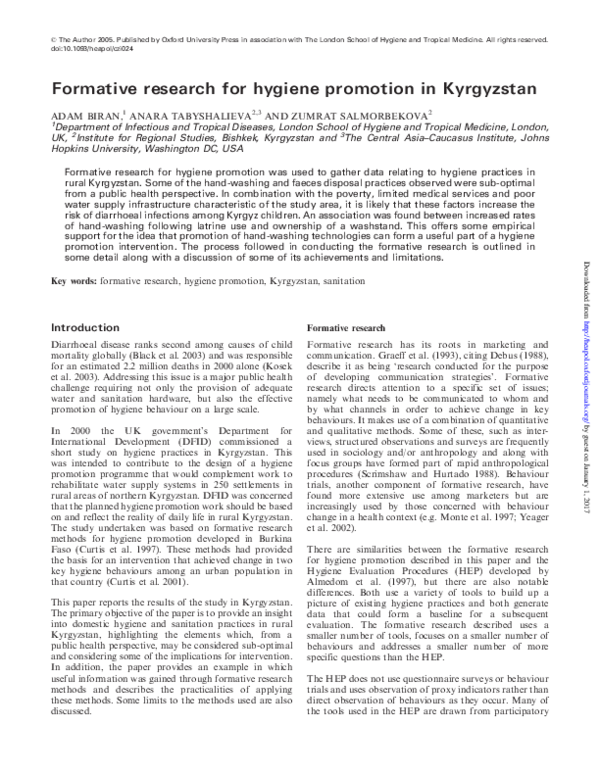 When is formative research done picture