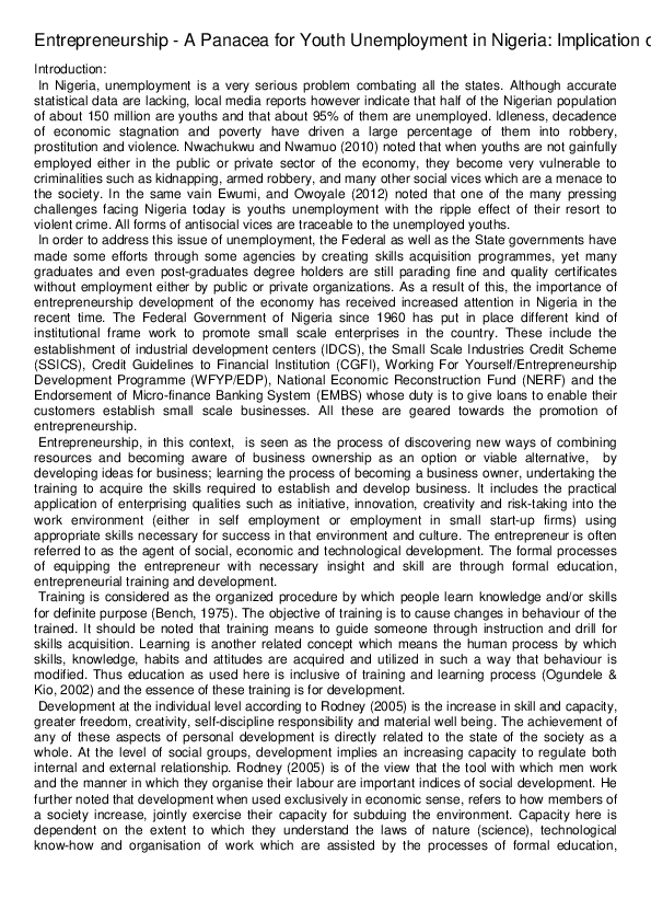 Essay about unemployment in america picture