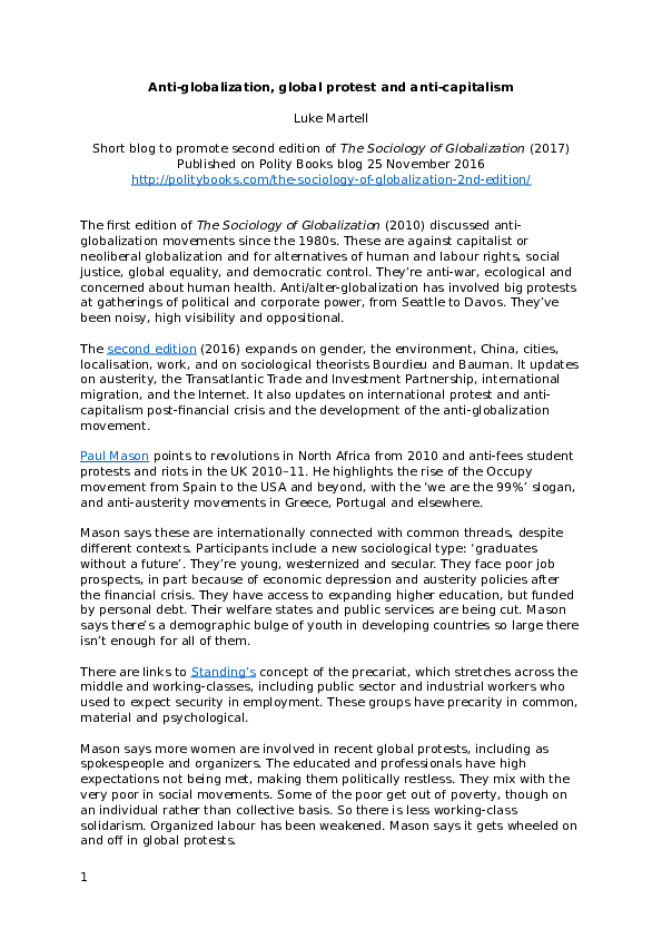 Globalization and anti globalization image