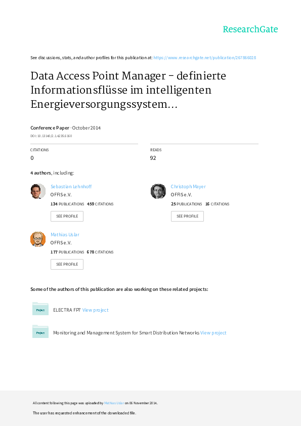 (PDF) Data Access Point Manager-definierte Informationsflüsse im ...