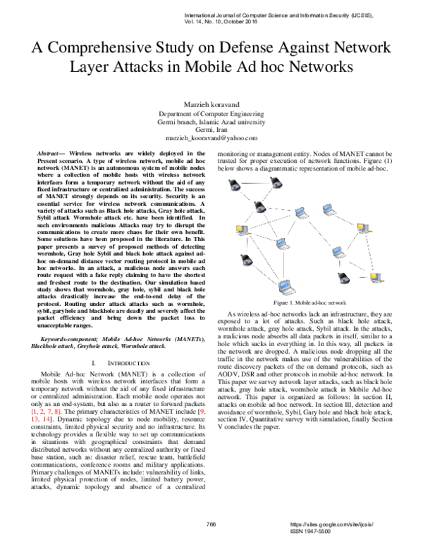 (PDF) A Comprehensive Study on Defense Against Network Layer Attacks in ...