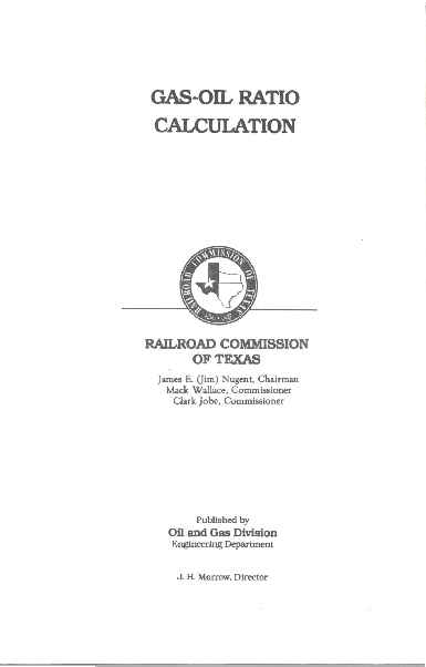 (PDF) Gas oil ratio calculation