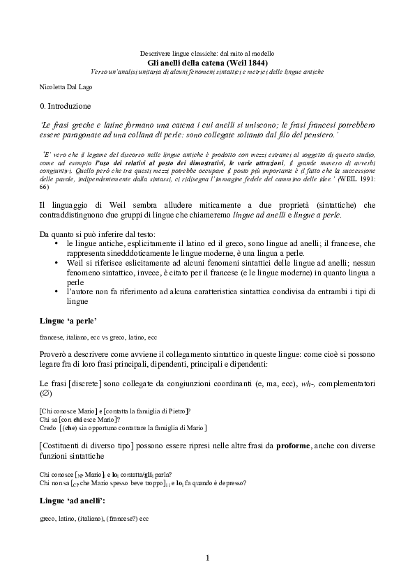 Pdf Gli Anelli Della Catena Weil 1844 Nicoletta Dal Lago Academia Edu