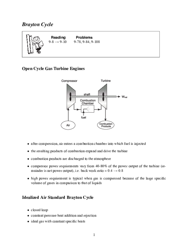 (PDF) Open Cycle Gas Turbine Engines