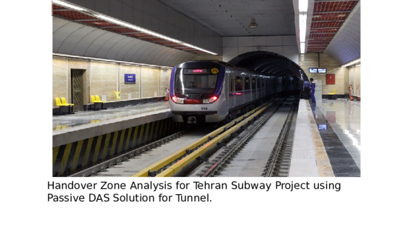 (PPT) Handover Zone Analysis for Tehran Subway Project