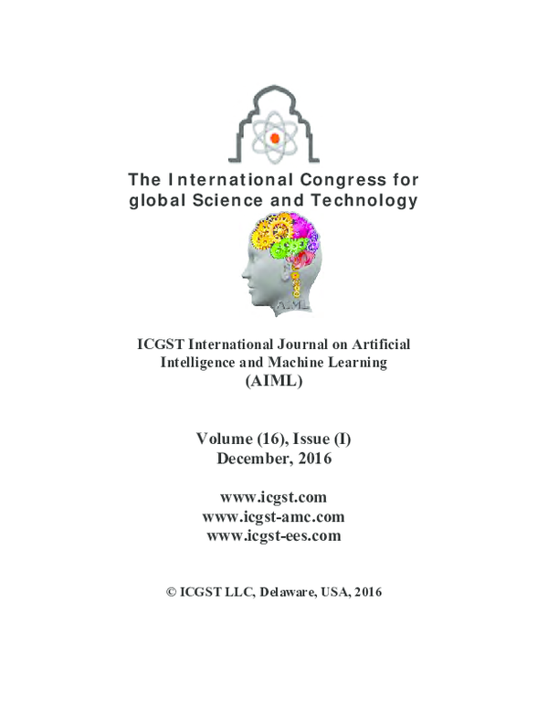 (PDF) Artificial Intelligence and Machine Learning Journal, ISSN 1687 ...