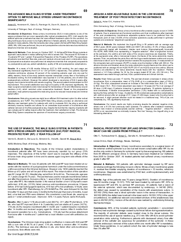 (PDF) The Advance Male Sling System A New Treatment Option to Improve