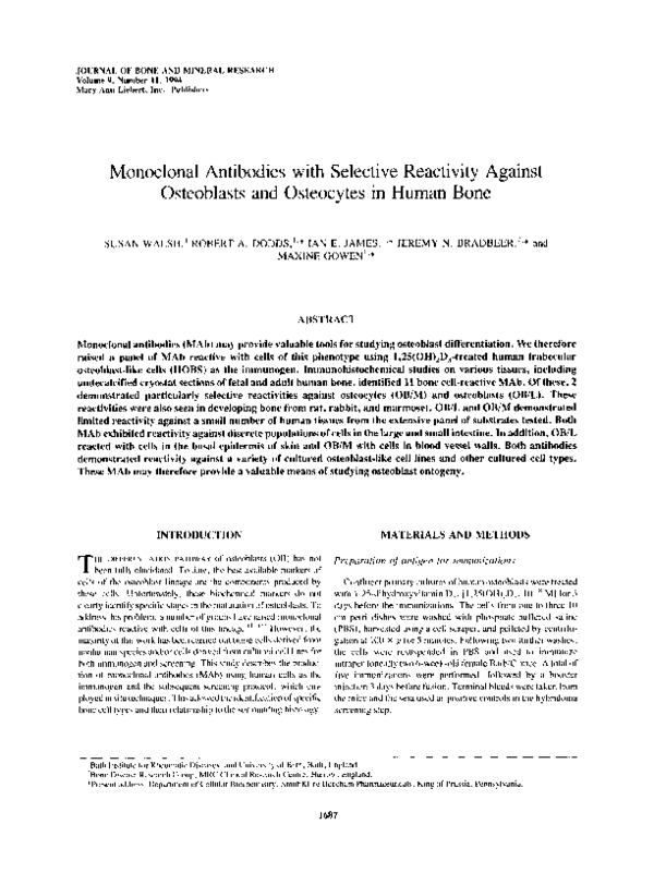 (PDF) Monoclonal antibodies with selective reactivity against ...