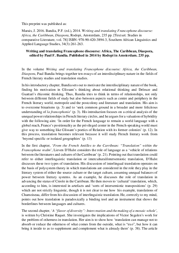 (PDF) Bandiareview.pdf Kobus Marais Academia.edu