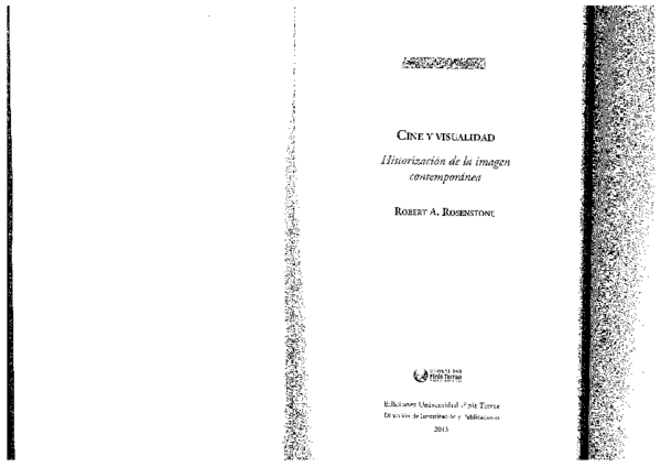 (PDF) Robert Rosenstone Cine y Visualidad Historizacion de La Imagen ...