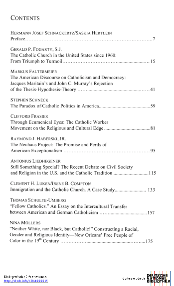 (PDF) The Culture of Catholicism in the United States