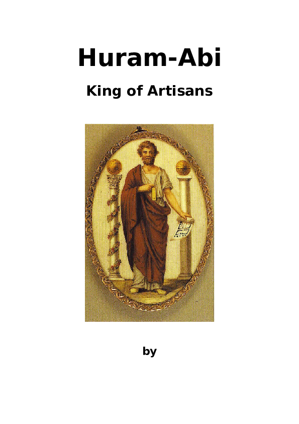 (DOC) Huram-Abi King of Artisans