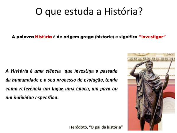 (PDF) O que estuda a História