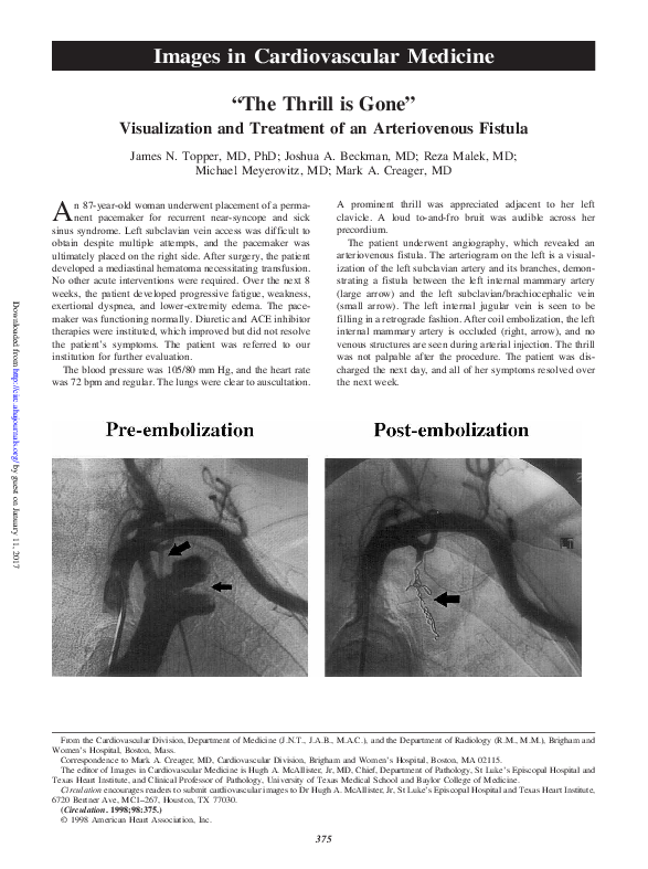 (PDF) The Thrill is Gone" : Visualization and Treatment of an