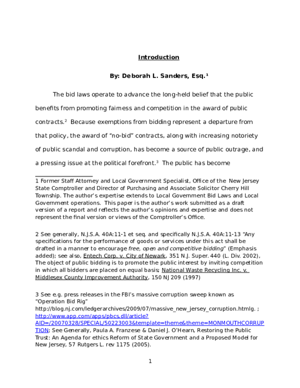 (DOC) Pay to Play Law Deborah Sanders Academia.edu